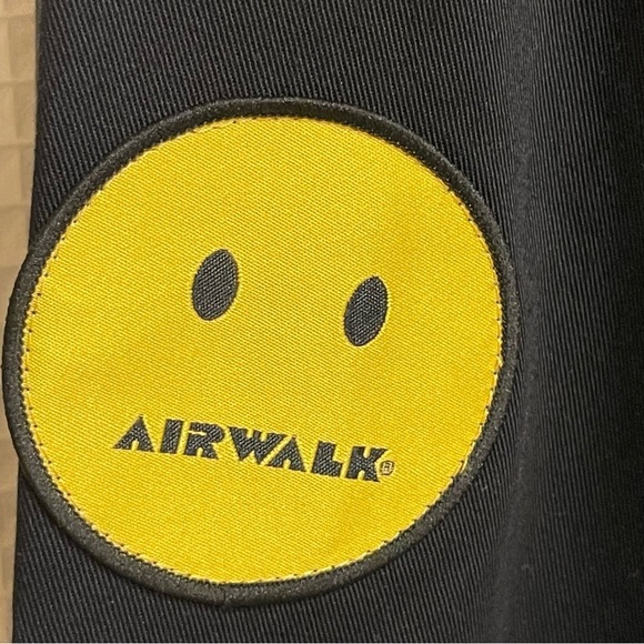 Forever 21 Airwalk Checkered Patch Jacket Black Size XL - Picture 12 of 16